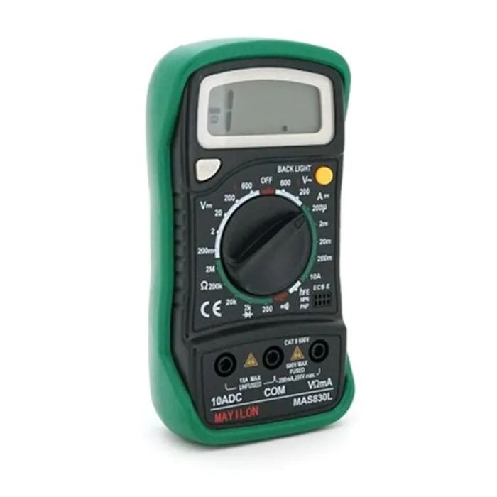 Цифровой мультиметр Mayilon MAS-830L, V, A, R (MAS-830L) изображение 4