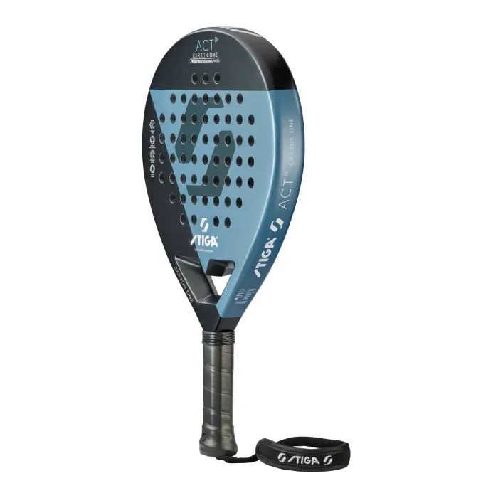 Ракетка для падел тенниса Stiga Racket ACT Black/Blue (2202-0916-01) (931517) изображение 3