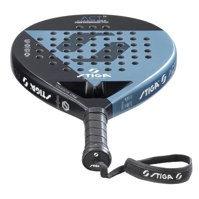 Ракетка для падел тенниса Stiga Racket ACT Black/Blue (2202-0916-01) (931517) изображение 4