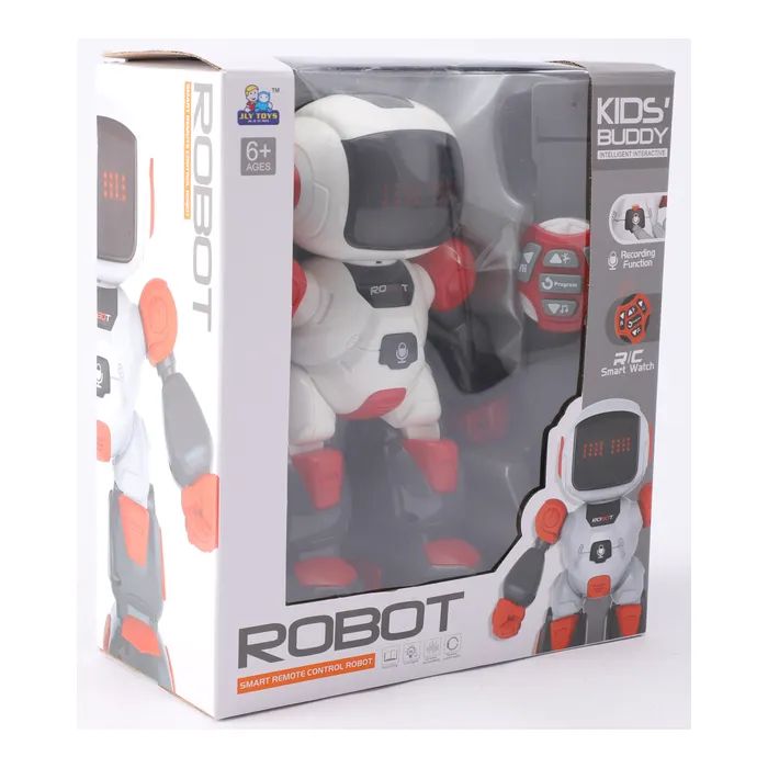 Интерактивная игрушка ROBOT робот на радиоуправлении с пультом в виде часов (3858894673827) изображение 2