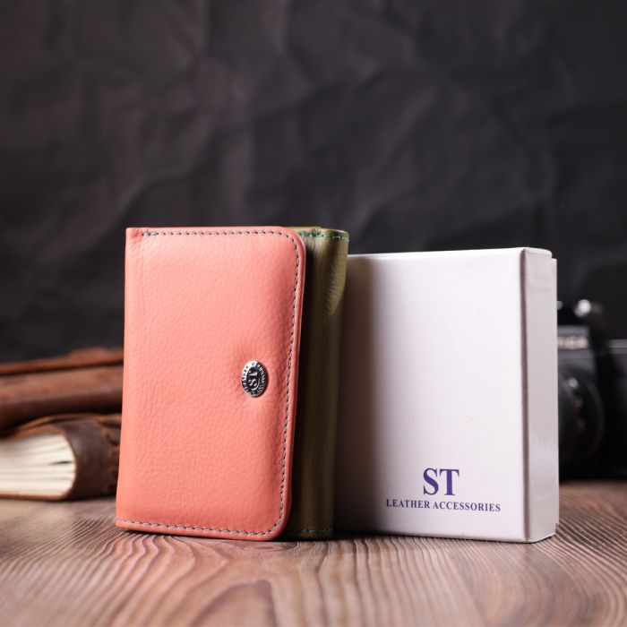 Кошелек ST Leather Из натуральной кожи Разноцветный (22494) изображение 10