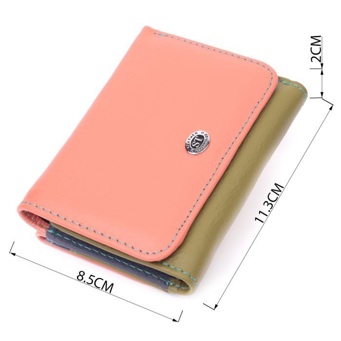 Кошелек ST Leather Из натуральной кожи Разноцветный (22494) изображение 3