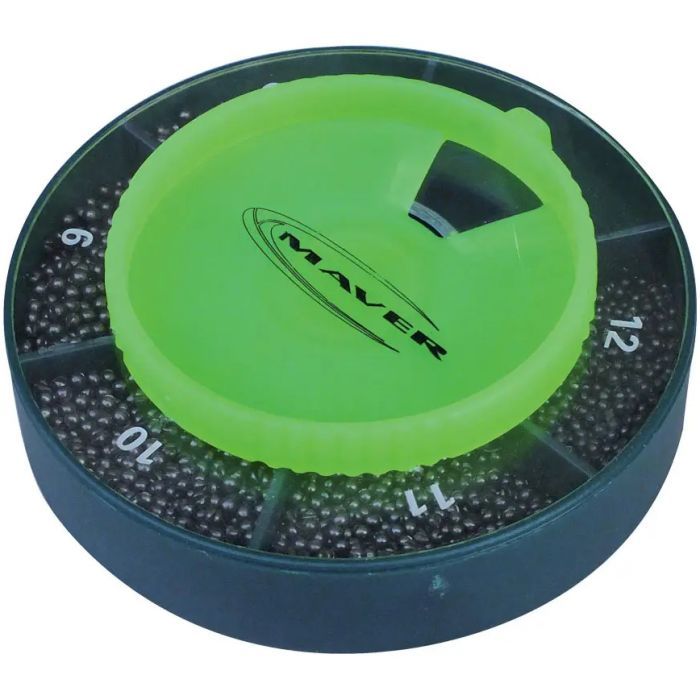 Грузило Maver набір Scatola Pallini Supercalibrati 250g 5/0; 4/0; 0 (1300.34.48)