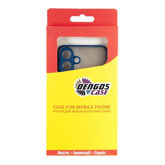 Чохол до мобільного телефона Dengos Kit Samsung Galaxy S25 Matte + glass (Blue) (DG-KM-142) зображення 4