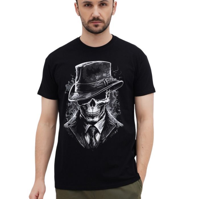 Футболка Sol's Imperial Gentlemen's skull насичений чорний L (11500309/395L)