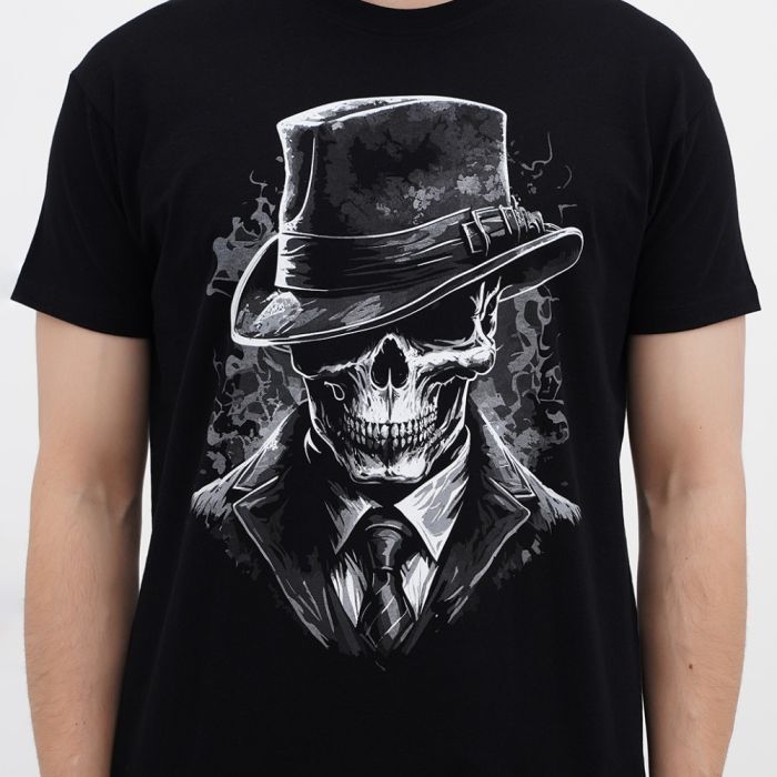Футболка Sol's Imperial Gentlemen's skull насичений чорний L (11500309/395L) изображение 4