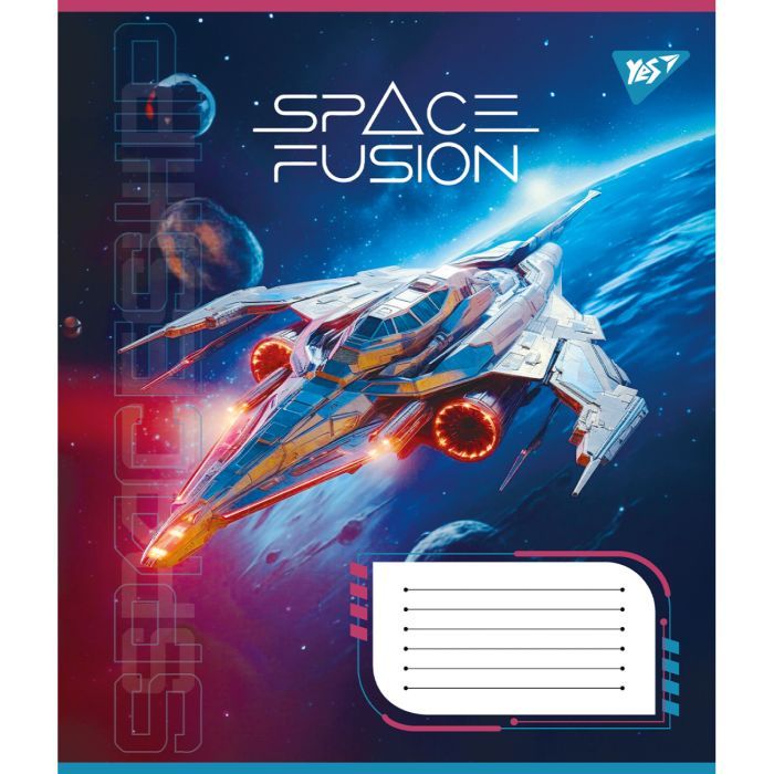 Зошит Yes Space fusion А5 60 аркушів клітинка (767147) зображення 2