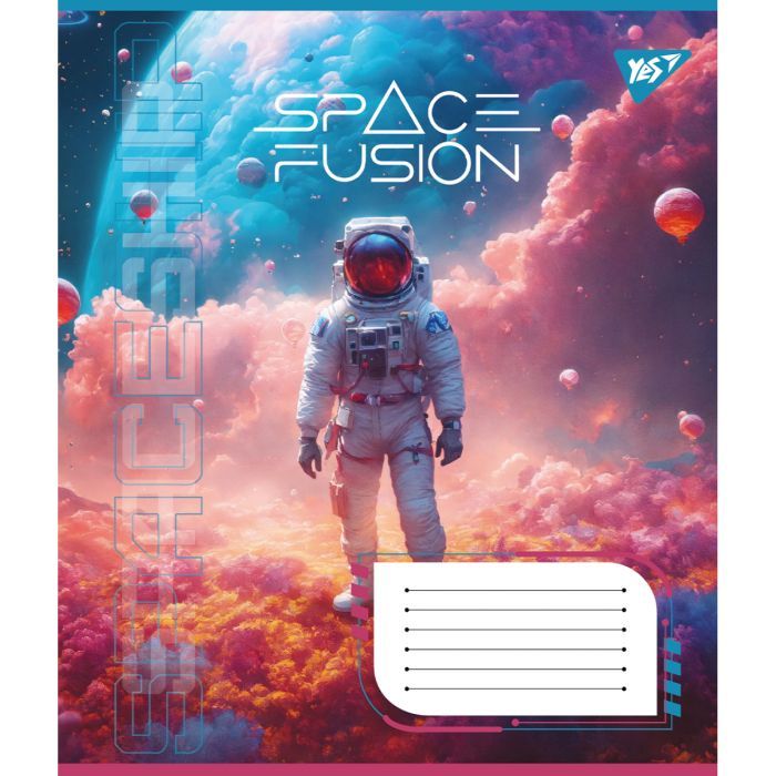 Зошит Yes Space fusion А5 60 аркушів клітинка (767147) зображення 3