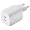 Зарядний пристрій Belkin 65W 2хUSB-С GAN PD PPS white (WCH013VFWH) зображення 2