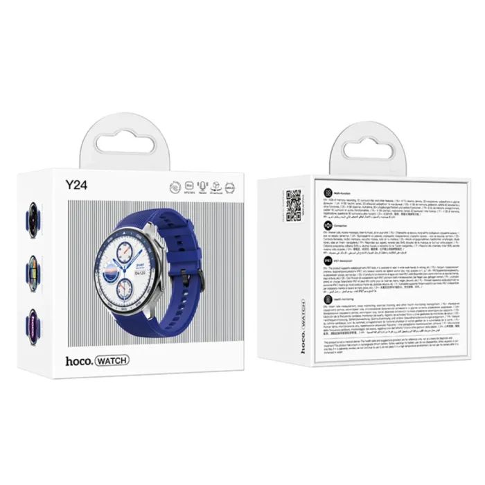 Смарт-годинник HOCO Y24 AMOLED Smart sports watch (call version) Silver (6942007641012) зображення 3