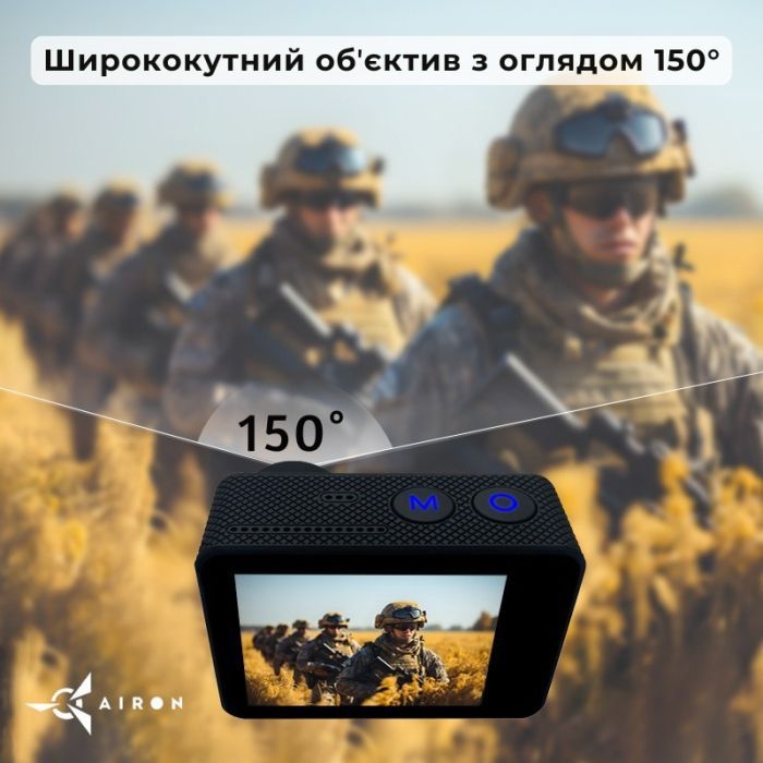 Экшн-камера AirOn ProCam 7 Black Tactical Helm Kit (4822356754511) изображение 10