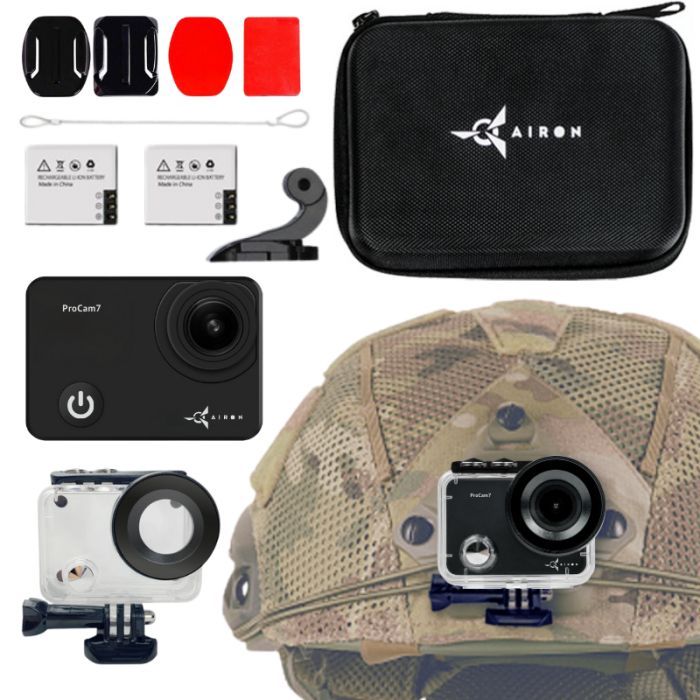 Экшн-камера AirOn ProCam 7 Black Tactical Helm Kit (4822356754511) изображение 2