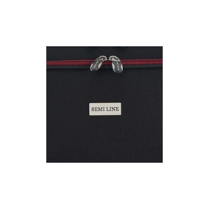 Чемодан Semi Line 20" S T5680-1 Black/Red Lines (DAS303169) изображение 9