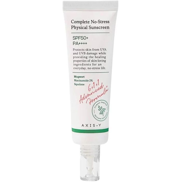 Средство от загара Axis-Y Complete No-Stress Physical Sunscreen SPF 50+ 50 мл (8809634610119)