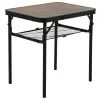 Туристический стол Bo-Camp Garland 60x45 cm Black/Wood look (1404195) (DAS303266) изображение 2