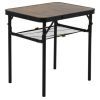 Туристический стол Bo-Camp Garland 60x45 cm Black/Wood look (1404195) (DAS303266)