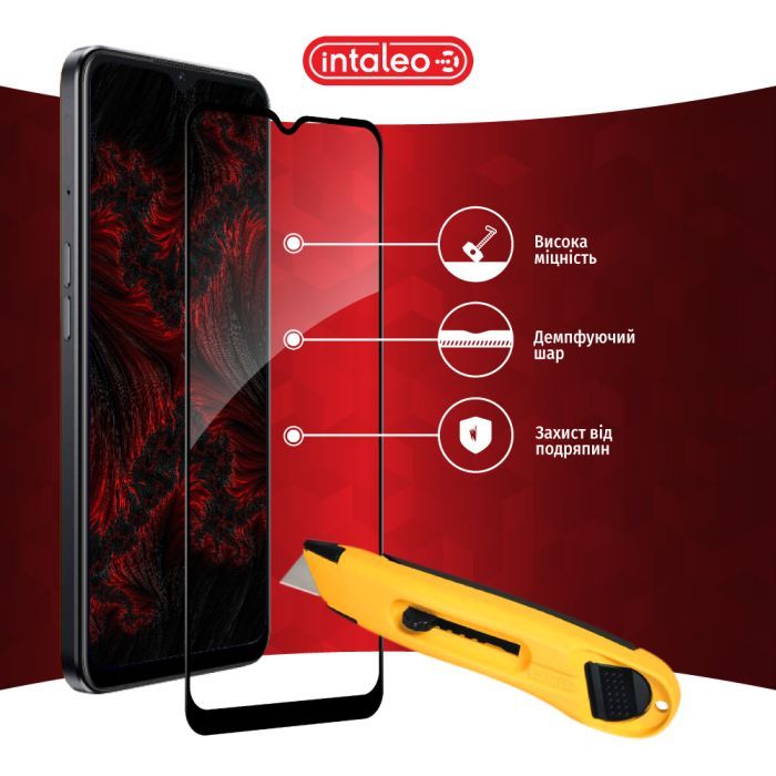 Скло захисне Intaleo Full Glue Oppo A77S Black (1283126576805) зображення 5