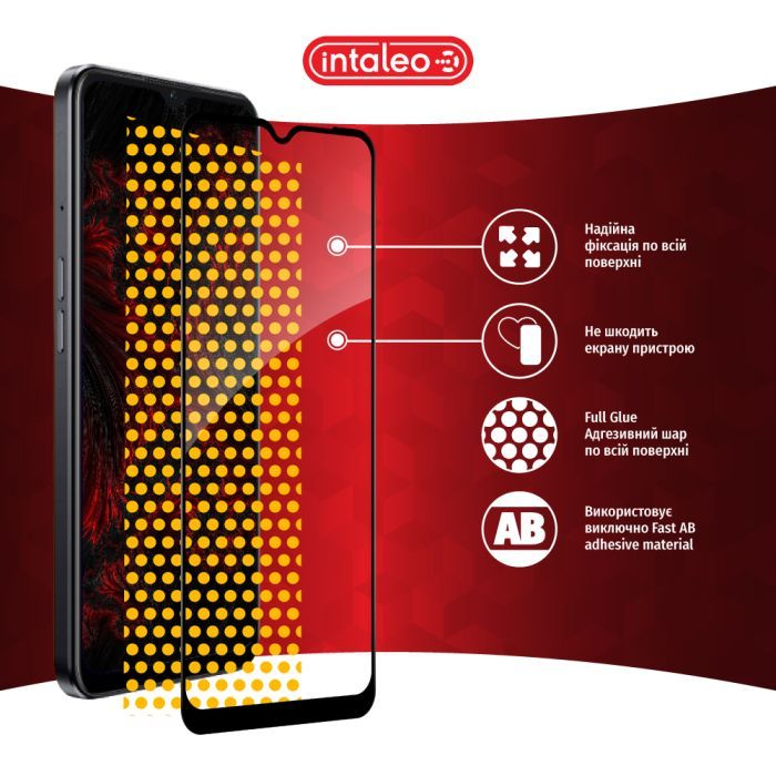 Скло захисне Intaleo Full Glue Oppo A77S Black (1283126576805) зображення 7