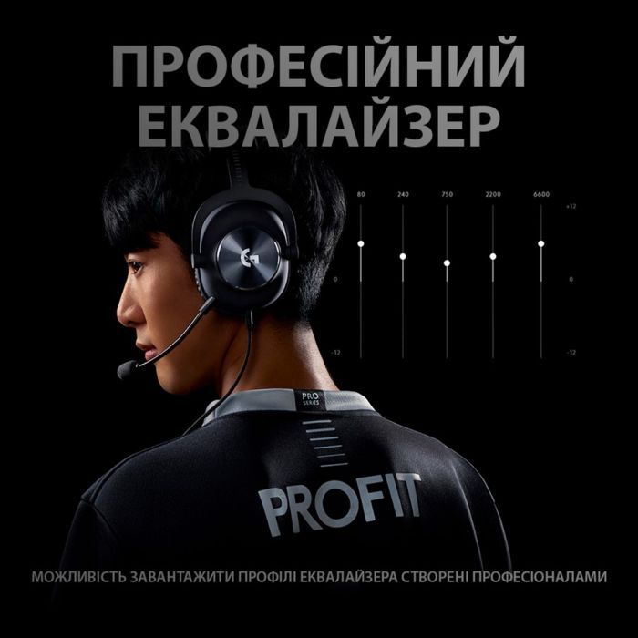 Наушники Logitech G PRO X Gaming Headset + Stand USB Black (991-000358) изображение 12