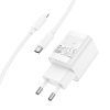 Зарядний пристрій HOCO C148A Charm USB-C PD30W + cable USB-C to Lightning White (6942007630313) зображення 2