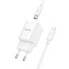 Зарядний пристрій HOCO C148A Charm USB-C PD30W + cable USB-C to Lightning White (6942007630313) зображення 3
