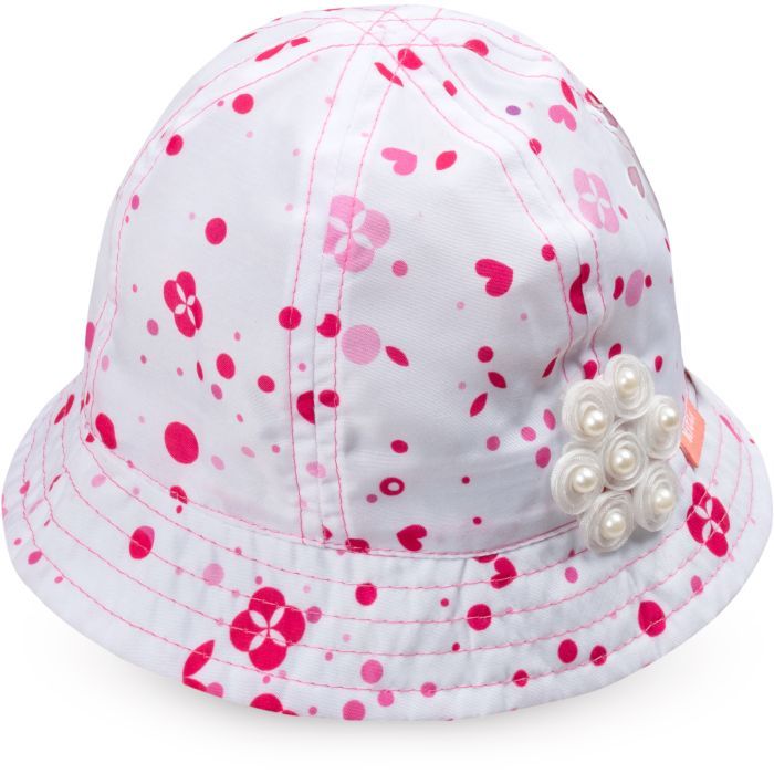 Панама детская Kitti в горошек (Y8120-2-46G-white)