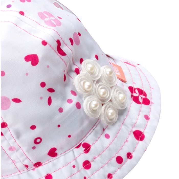 Панама детская Kitti в горошек (Y8120-2-46G-white) изображение 3