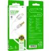 Кабель мультимедійний Lightning to 3.5mm M 1.0m white BOROFONE (6941991108570) зображення 3