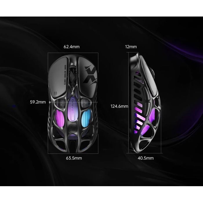 Мышка GravaStar Mercury X Wireless/Bluetooth/USB Black (GSX_BLK) изображение 9