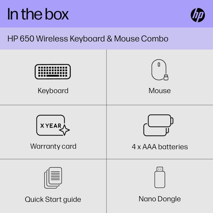 Комплект HP 650 Wireless UA Black (4R013AA) зображення 11