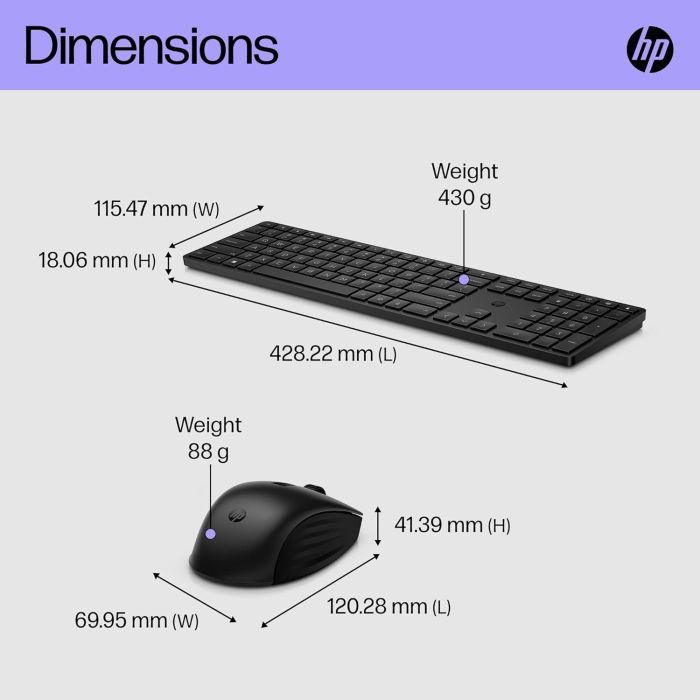 Комплект HP 650 Wireless UA Black (4R013AA) зображення 9