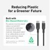 Дата кабель USB-C to USB-C 0.9m 140W bio-nylon 544 black Anker (A80F5H11) зображення 5