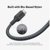 Дата кабель USB-C to USB-C 0.9m 140W bio-nylon 544 black Anker (A80F5H11) зображення 6
