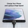 Дата кабель USB-C to USB-C 0.9m 140W bio-nylon 544 black Anker (A80F5H11) зображення 8