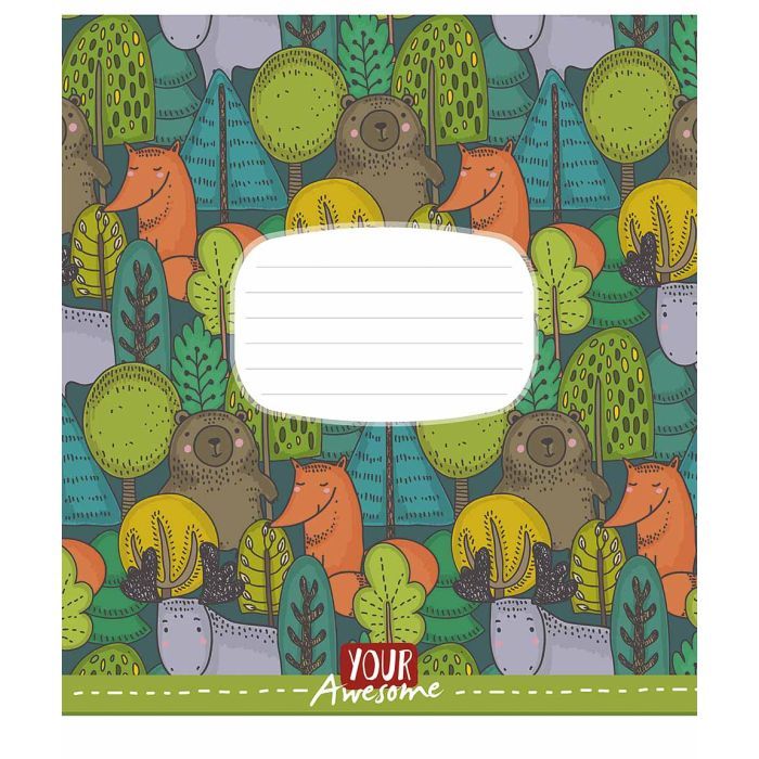 Тетрадь Школярик Funny cuties 24 листа линия (024-3142L) изображение 5