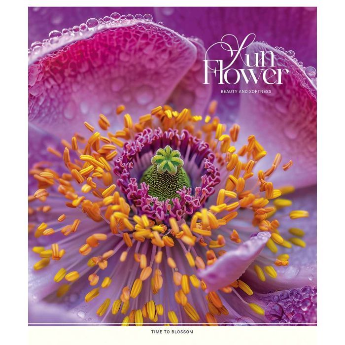 Зошит Школярик Sun Flower 60 аркушів клітинка (060-3456K) зображення 3
