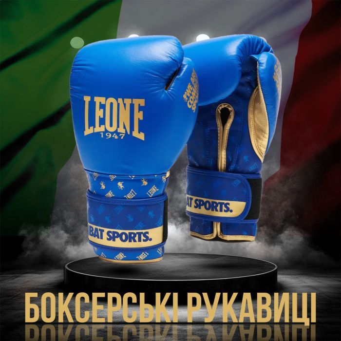Боксерские перчатки Leone GN220 DNA Blue 16 унцій (GN220_Blue_16oz) изображение 2
