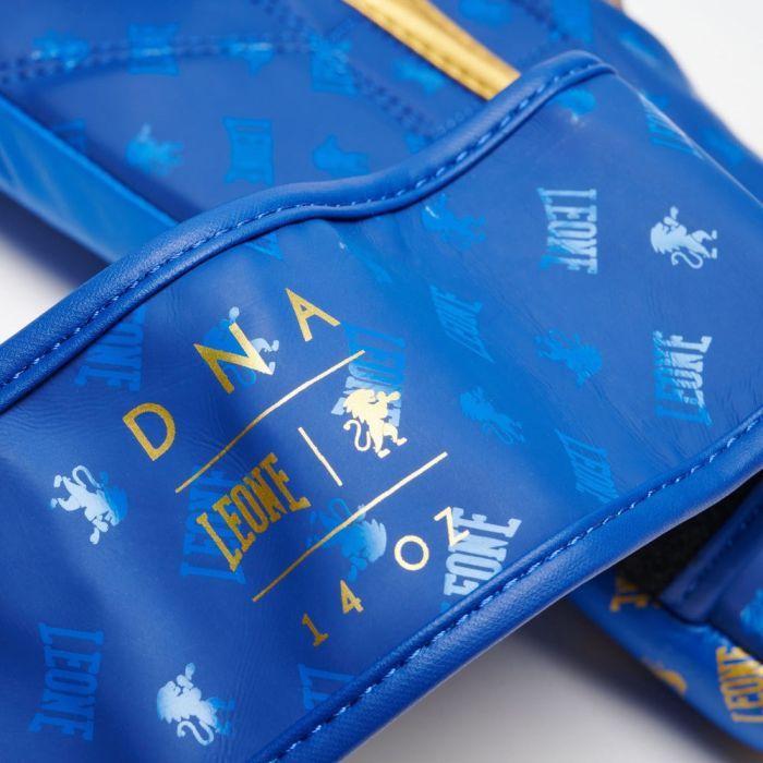 Боксерские перчатки Leone GN220 DNA Blue 16 унцій (GN220_Blue_16oz) изображение 9