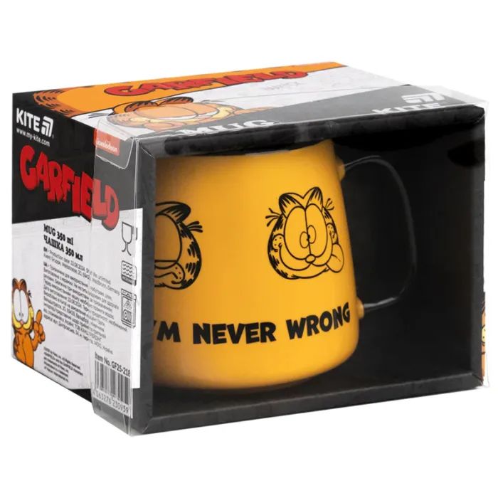 Чашка Kite Garfield 350 мл, GF (GF25-218) зображення 3