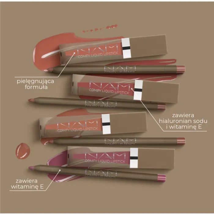 Карандаш для губ NAM Comfy Lip Pencil 01 - Dusty Pink (5905309903098) изображение 4