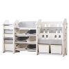 Детский стеллаж Mealux Line White (KD-E196 White)