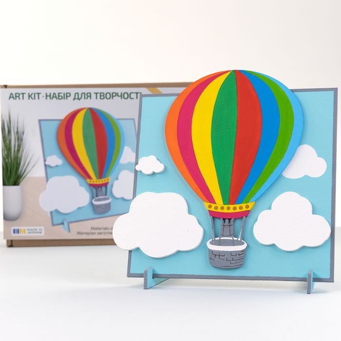 Картина по номерам Rosa Talent 3D Іn the Сlouds МДФ ґрунтоване, 19х20 см (4823098543541) изображение 4