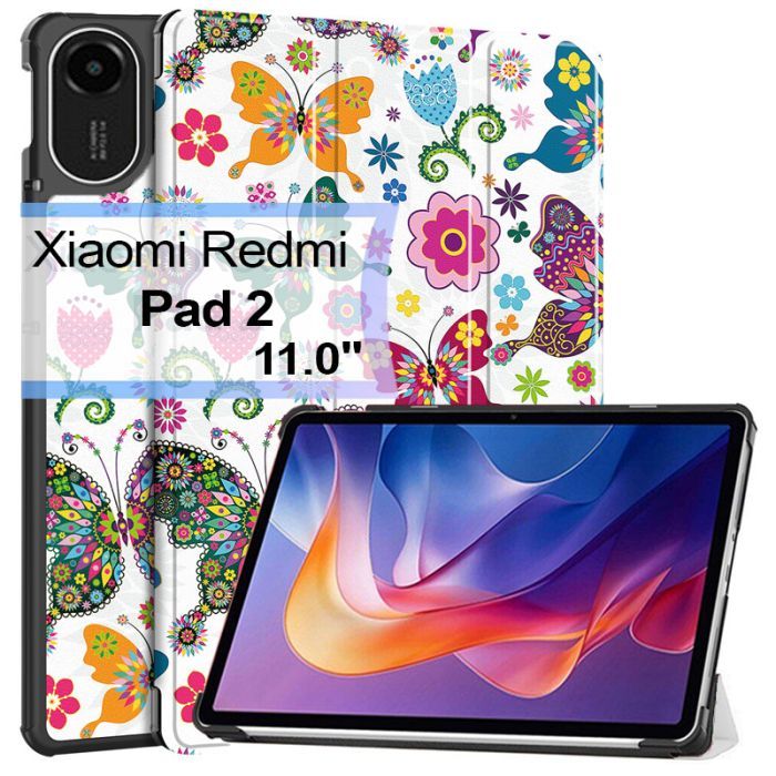Чехол для планшета BeCover Smart Xiaomi Redmi Pad 2 11.0" Butterfly (713646)