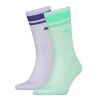 Шкарпетки Puma Crew Heritage Stripe Unisex 261058001-004 фіолетовий/м'ятний 43-46 (8718824801124)