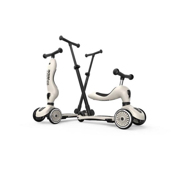 Самокат Scoot&Ride Highwaykick-1 Push and Go пастельно-бузкови (SR-240527-WILDBERRY)