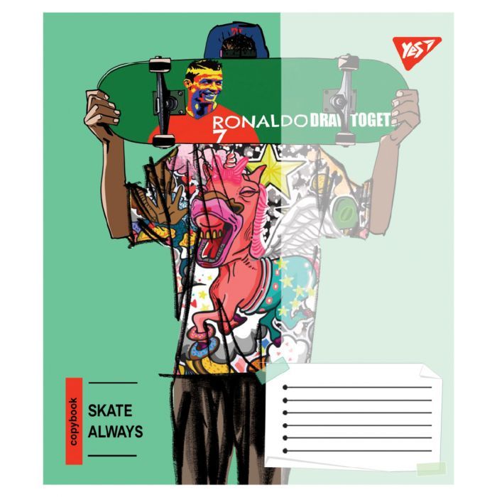 Тетрадь Yes Skate is always А5 48 листов клеткаSkate is always А5 48 листов клетка (767814) изображение 4