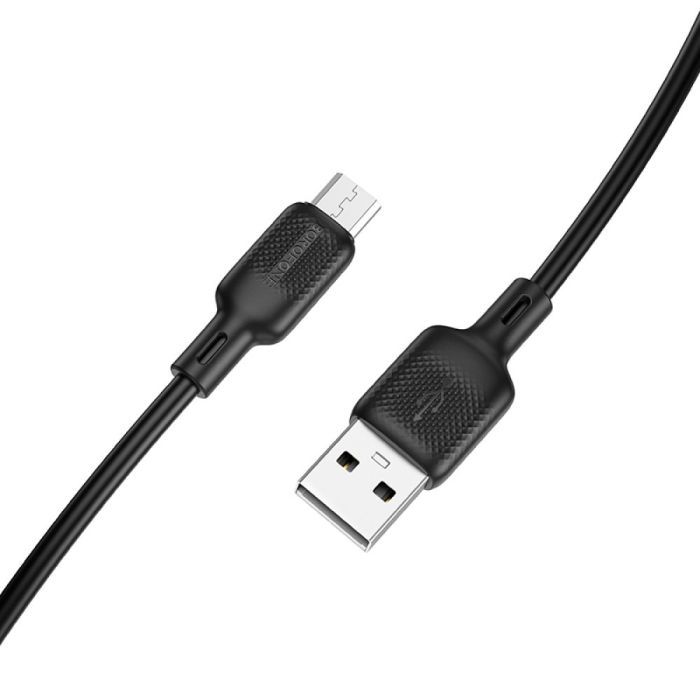 Дата кабель USB 2.0 AM to USB-C 1.0m 60W silicone black BOROFONE (6941991115455) зображення 5