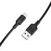 Дата кабель USB 2.0 AM to USB-C 1.0m 60W silicone black BOROFONE (6941991115455) зображення 5