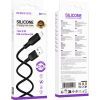 Дата кабель USB 2.0 AM to USB-C 1.0m 60W silicone black BOROFONE (6941991115455) зображення 6