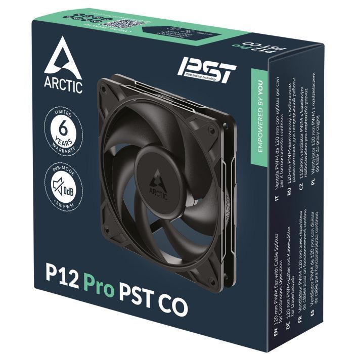 Кулер для корпуса Arctic P12 PRO PST CO (ACFAN00312A) изображение 6